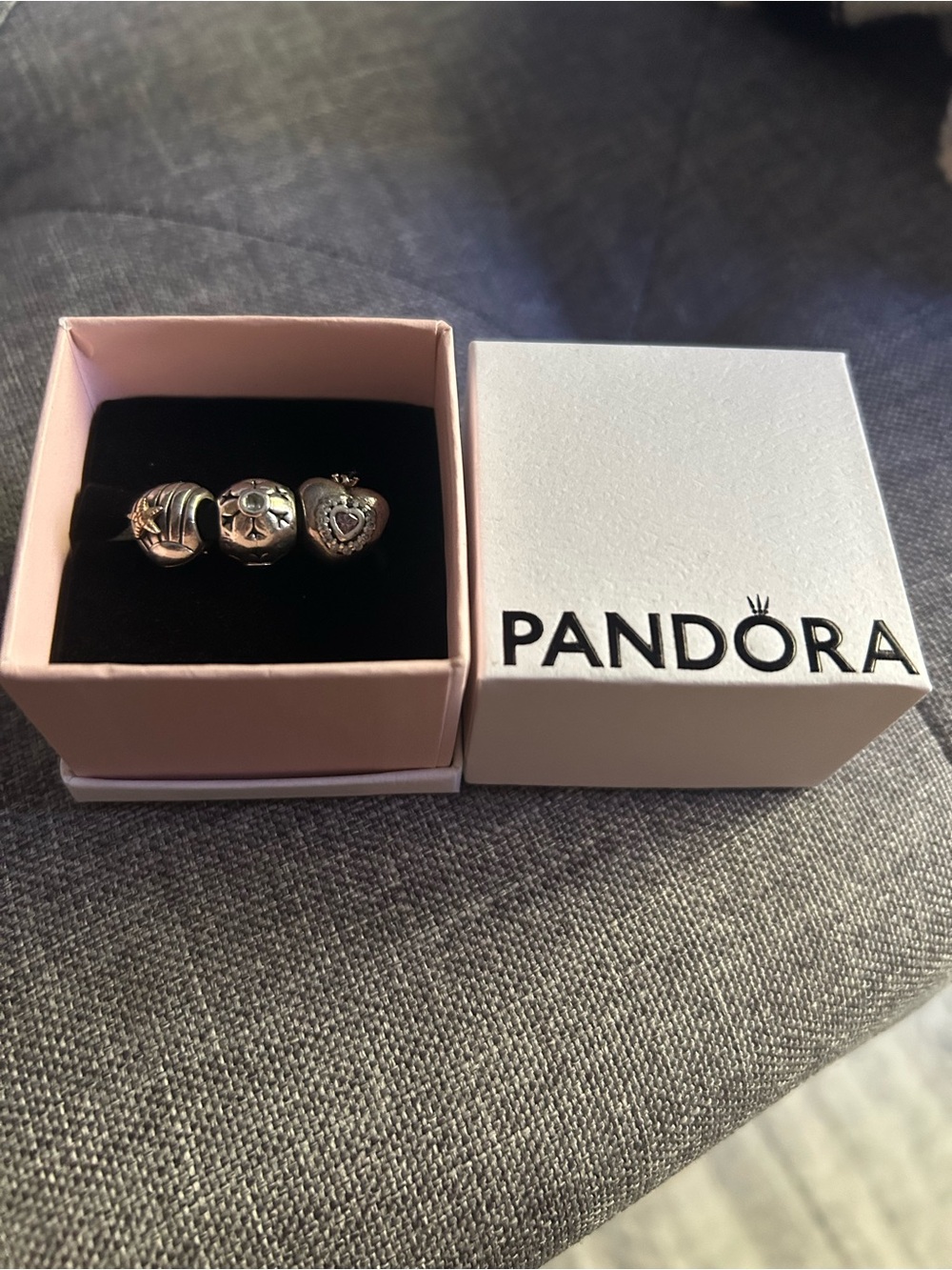 Lot of 3 Pandora charms